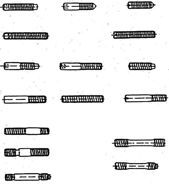 tornillos sin cabeza