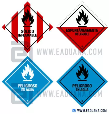 mercancías peligrosas sólidos inflamables